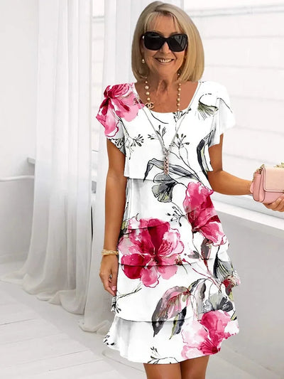 Gilla™ | Robe à Fleurs Cascade