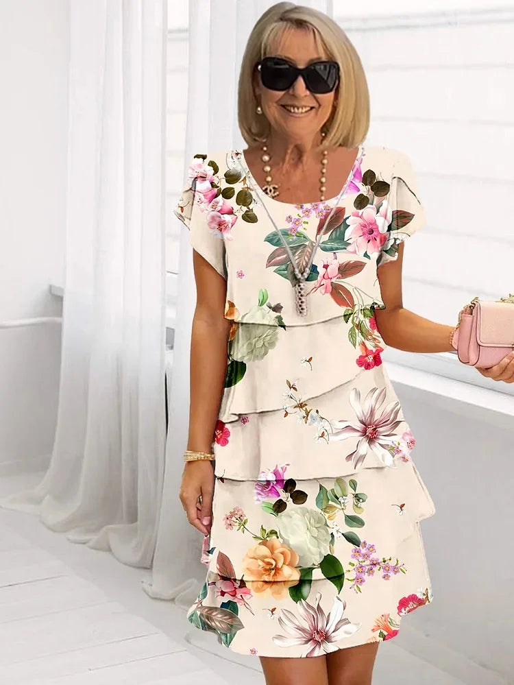 Gilla™ | Robe à Fleurs Cascade